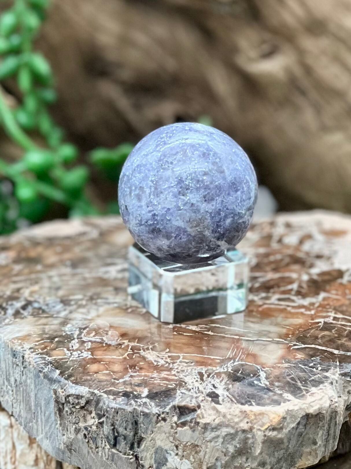 Purple Lepidolite Sphere