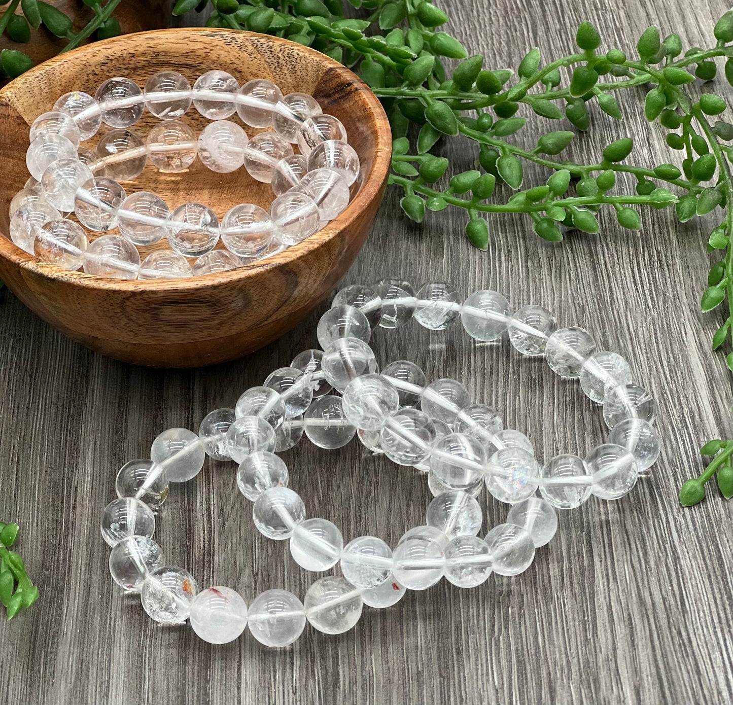 Clear Quartz with Golden Healer Bracelet