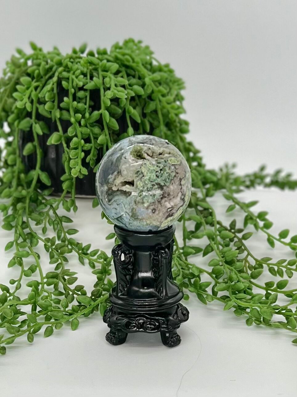 Moss Agate Sphere