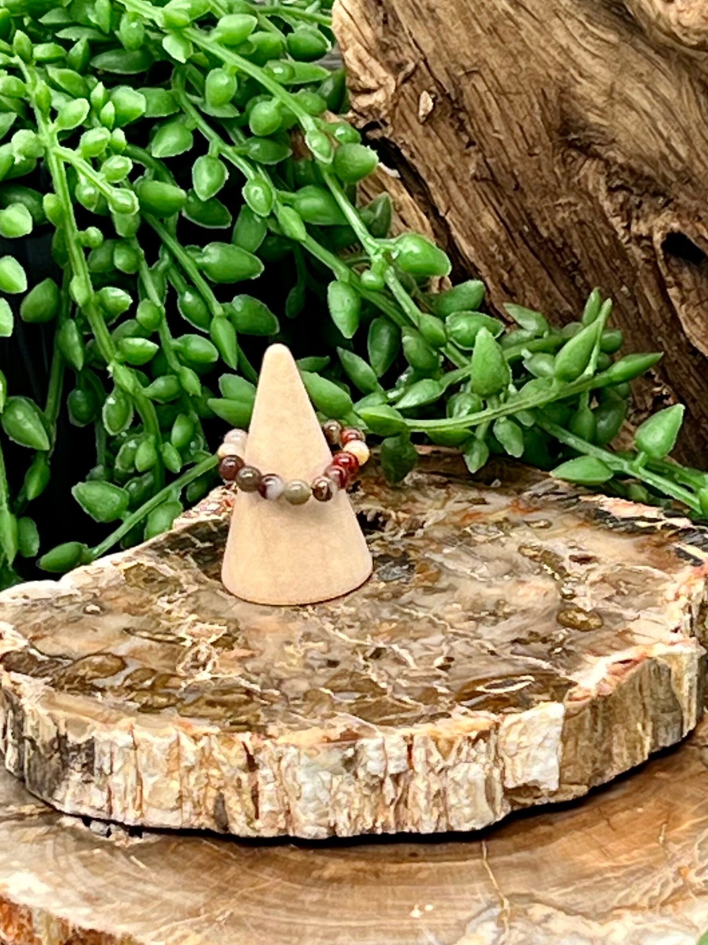 Polychrome Bead Ring