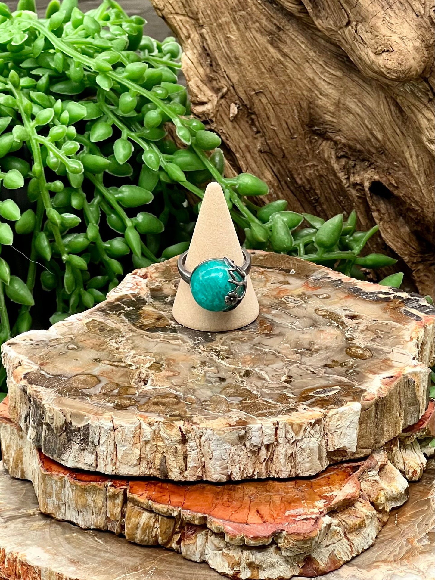 Amazonite Ring