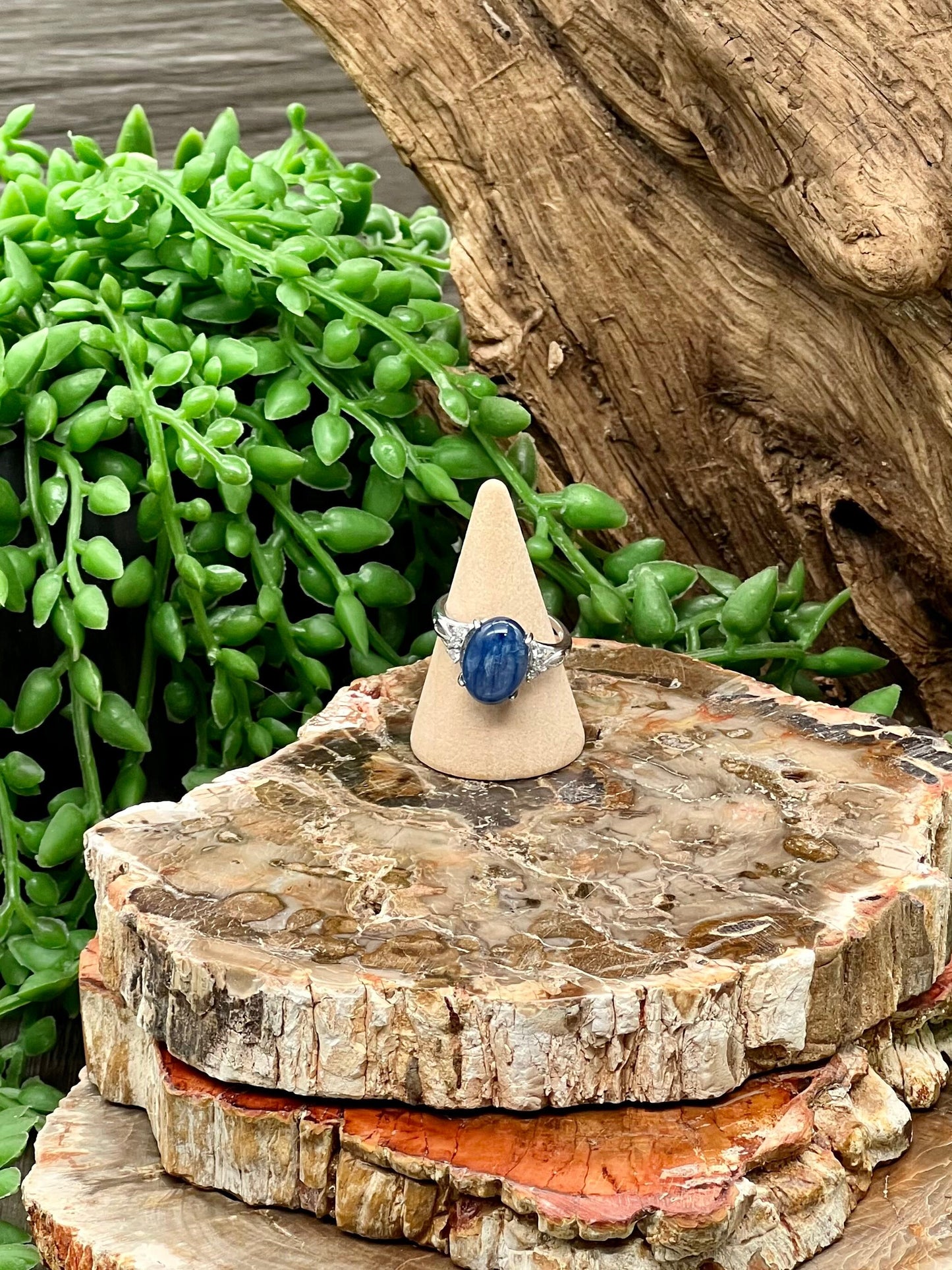Blue Kyanite Ring