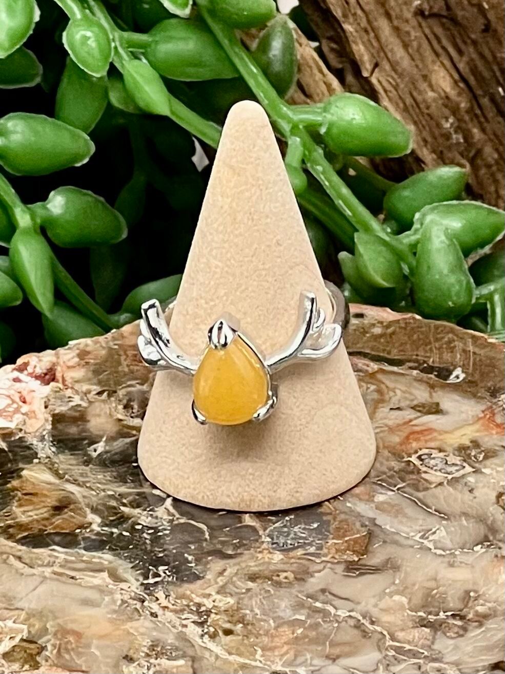 Yellow Aventurine Ring