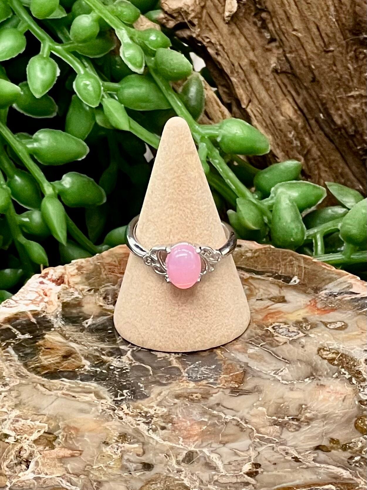 Pink Opal Ring