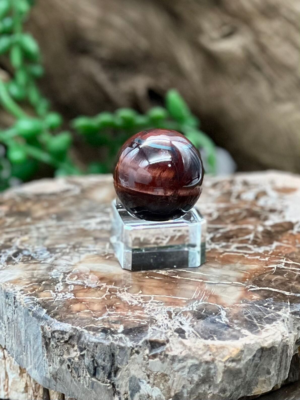 Red Tiger Eye Sphere
