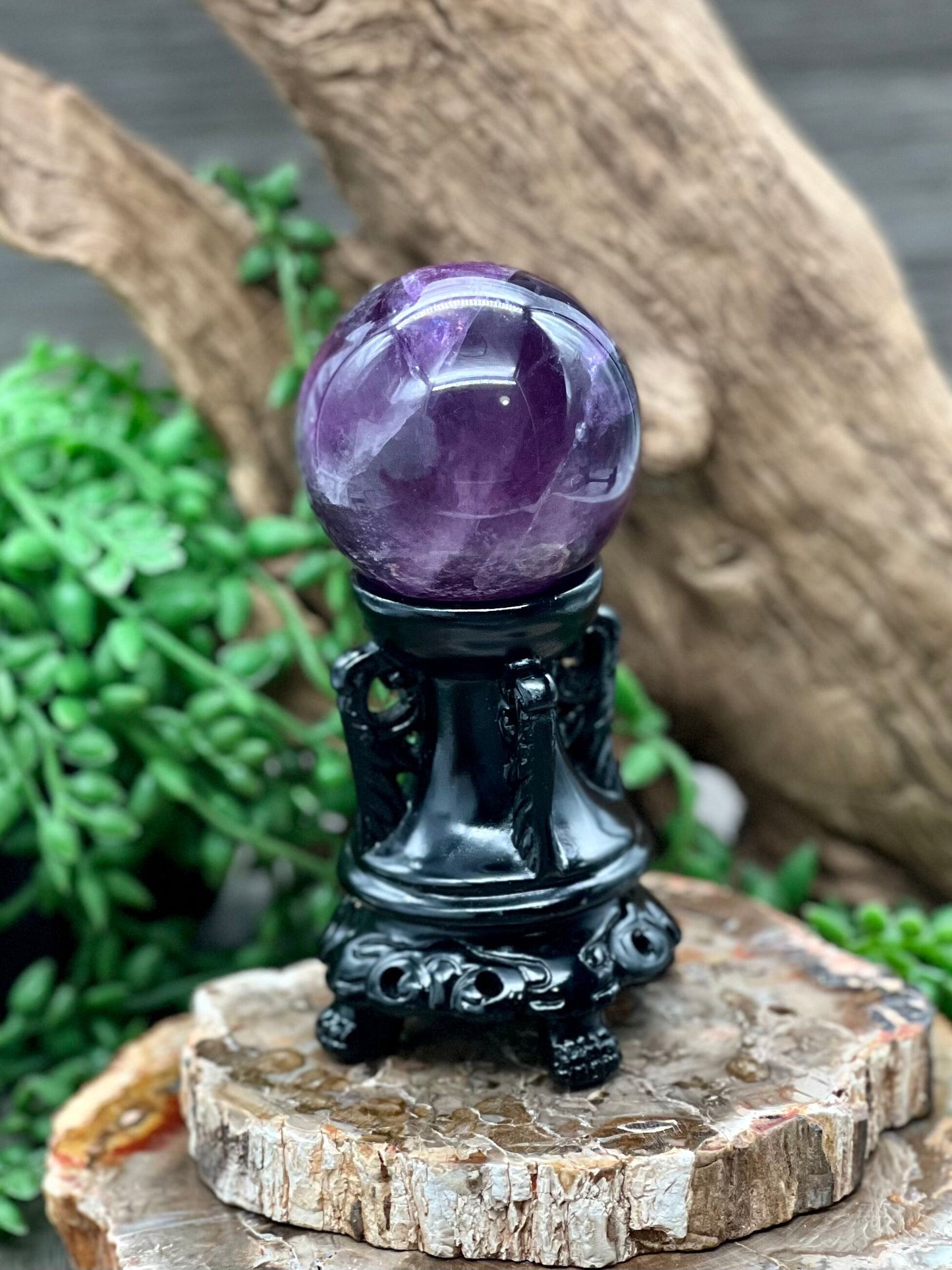 Purple Fluorite Sphere