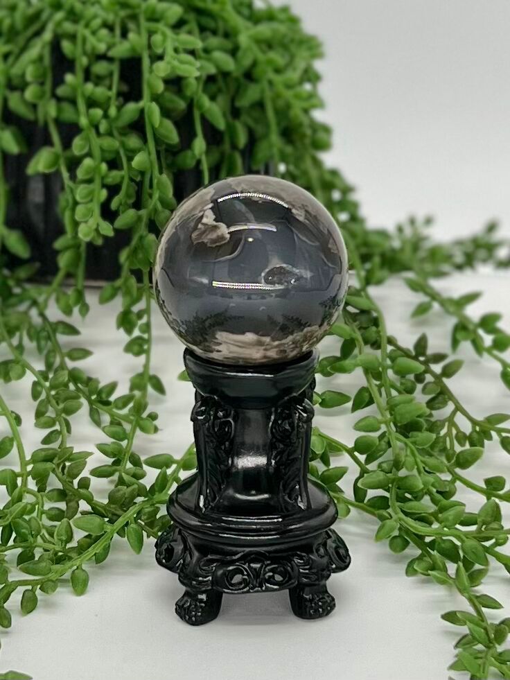 Volcano Agate Sphere