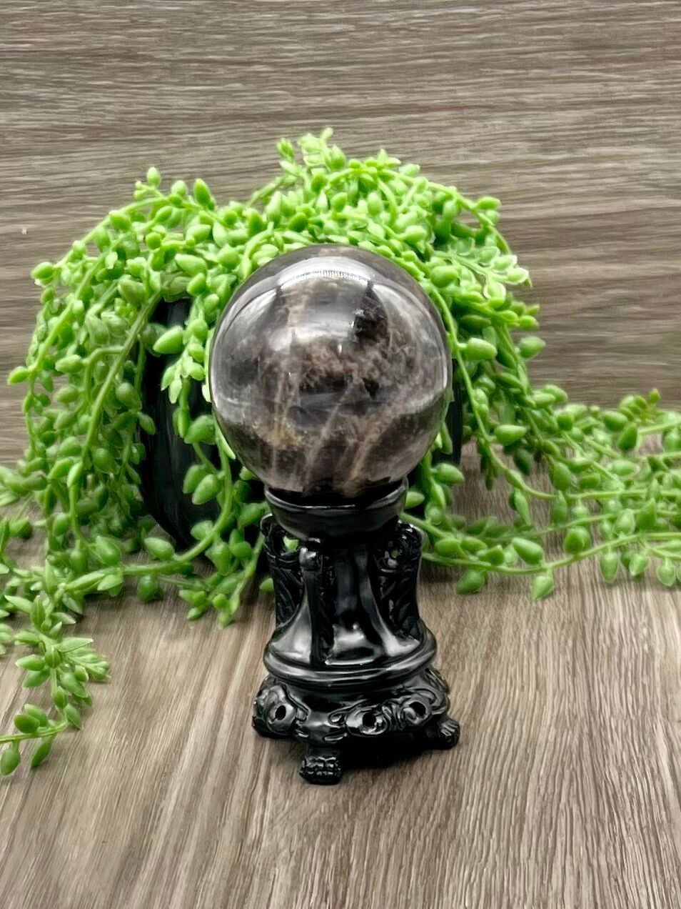 Black Moonstone Sphere