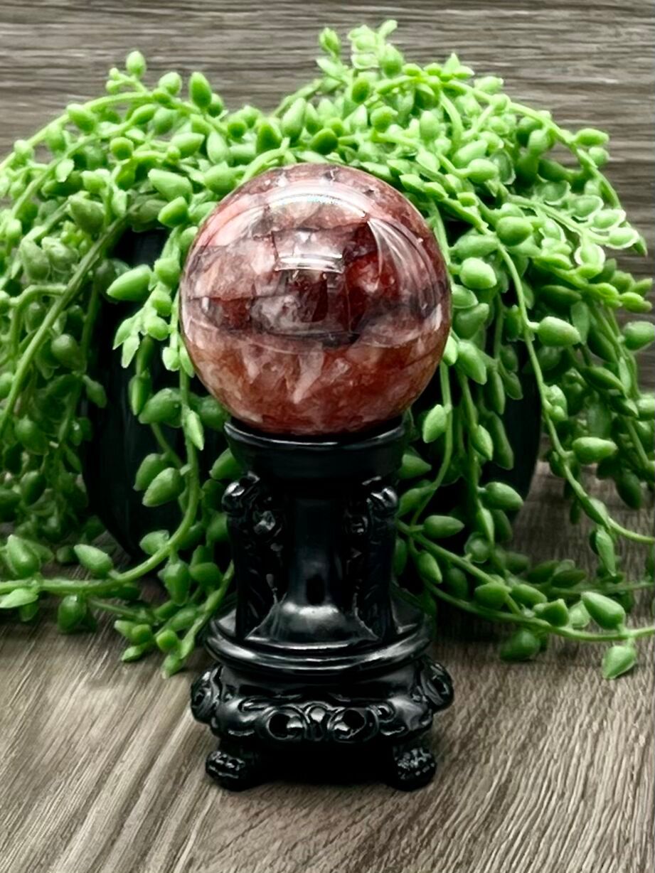 Fire Quartz Sphere