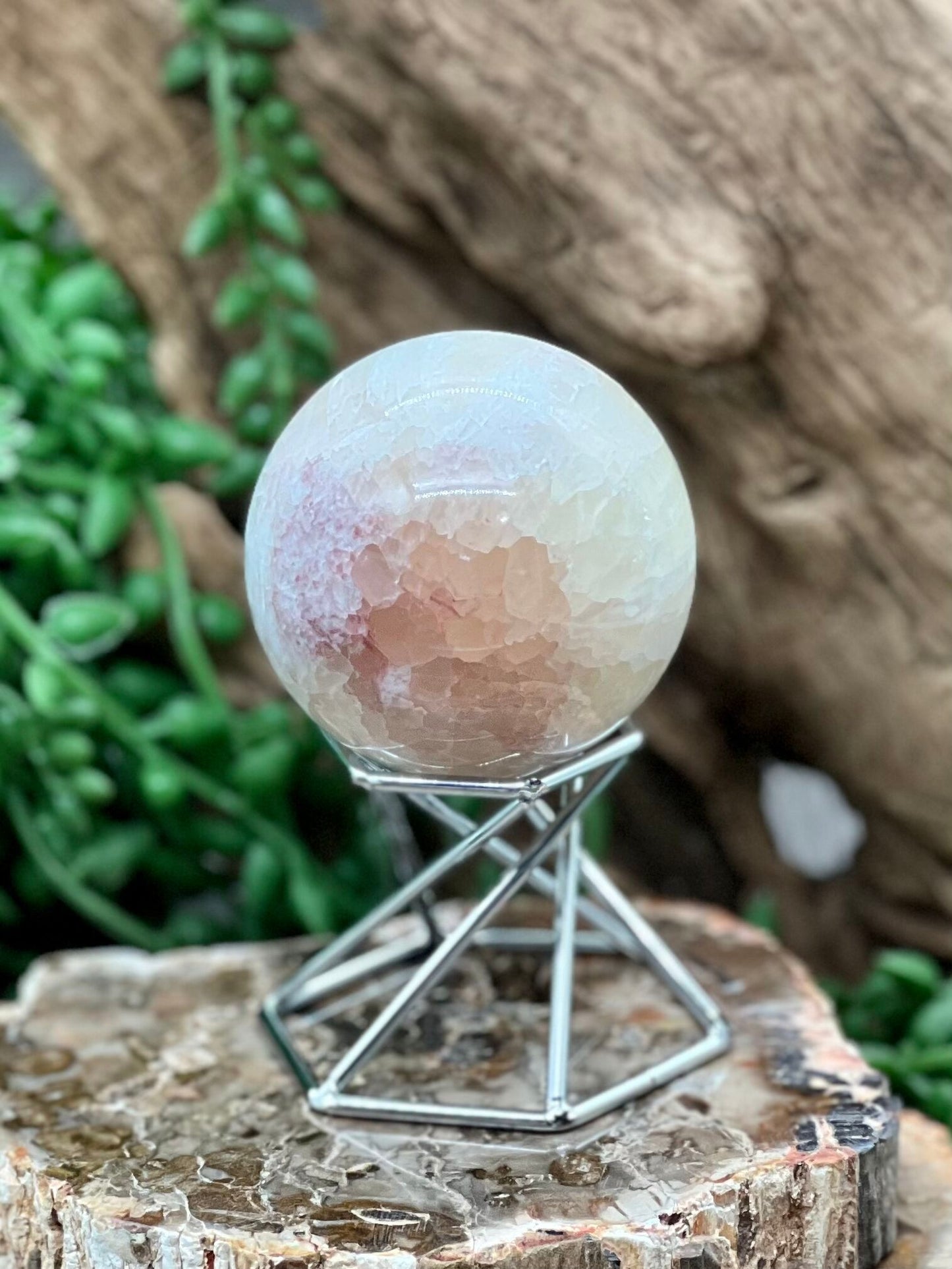 Yellow Calcite Sphere