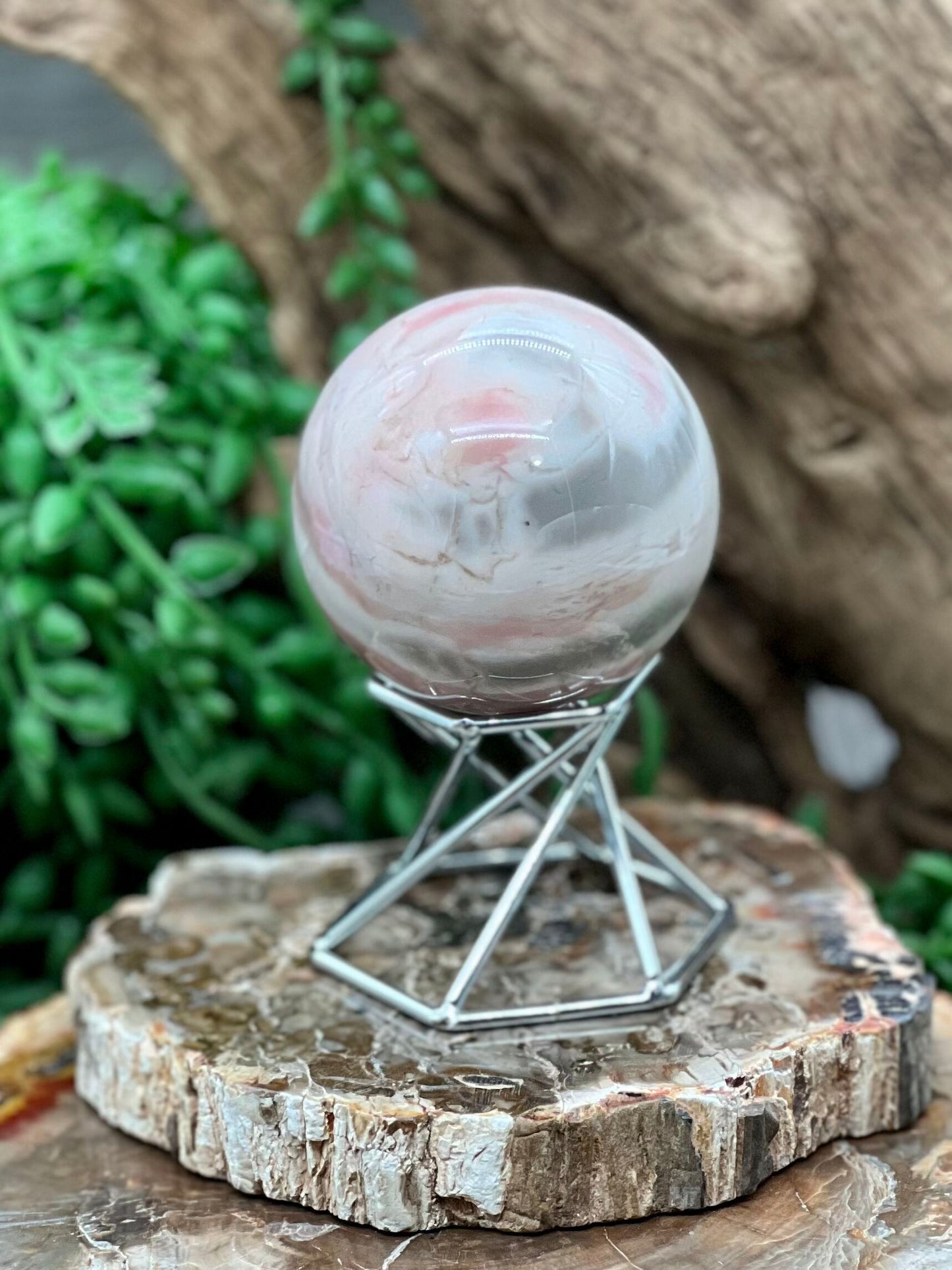 Pink Mookite Sphere