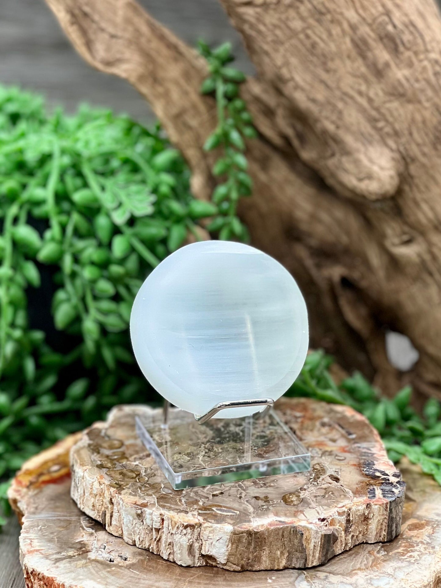 Selenite Round Bowl