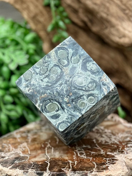 Kambaba Jasper Balancing Corner Cube