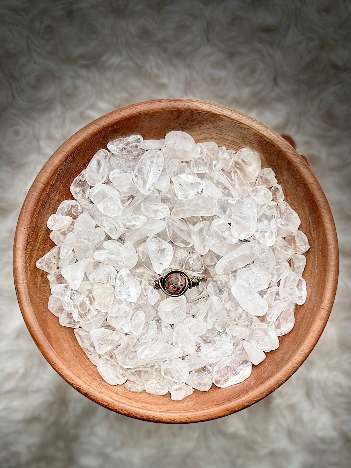 Jasper in Antique Copper Ring