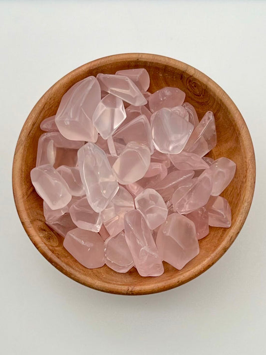 Ice Rose Quartz Tumble