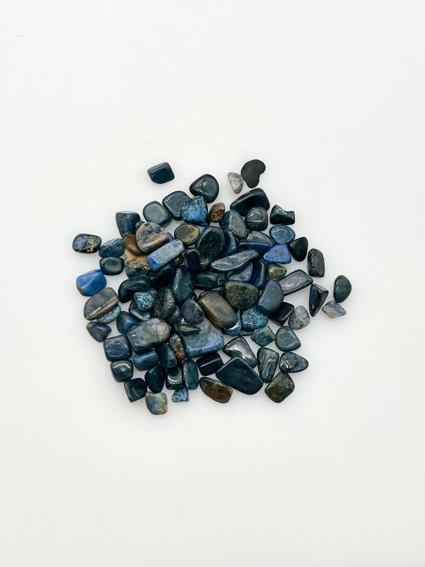 Dumortierite Chips Tumbles