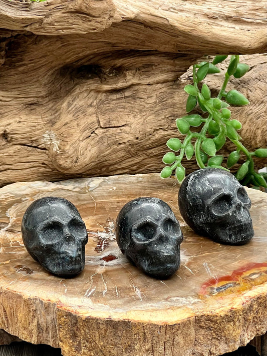 Firework Stone Skull Carving