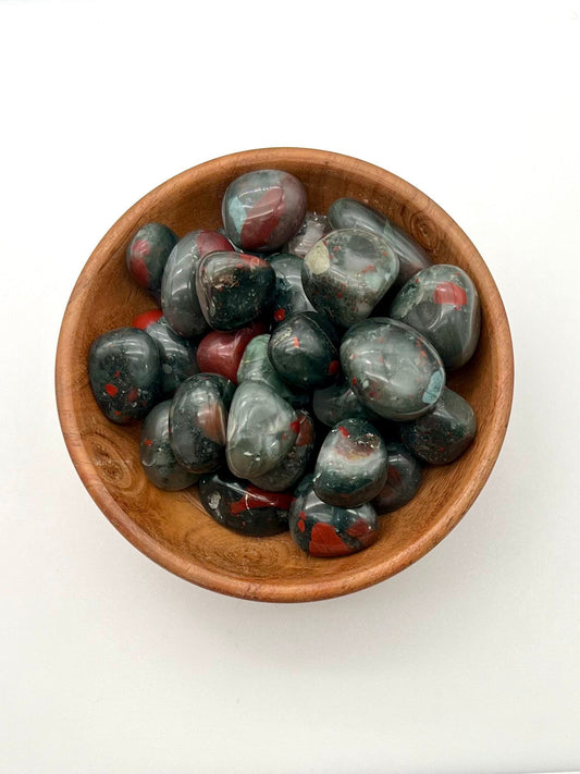 African Bloodstone Tumble-Medium