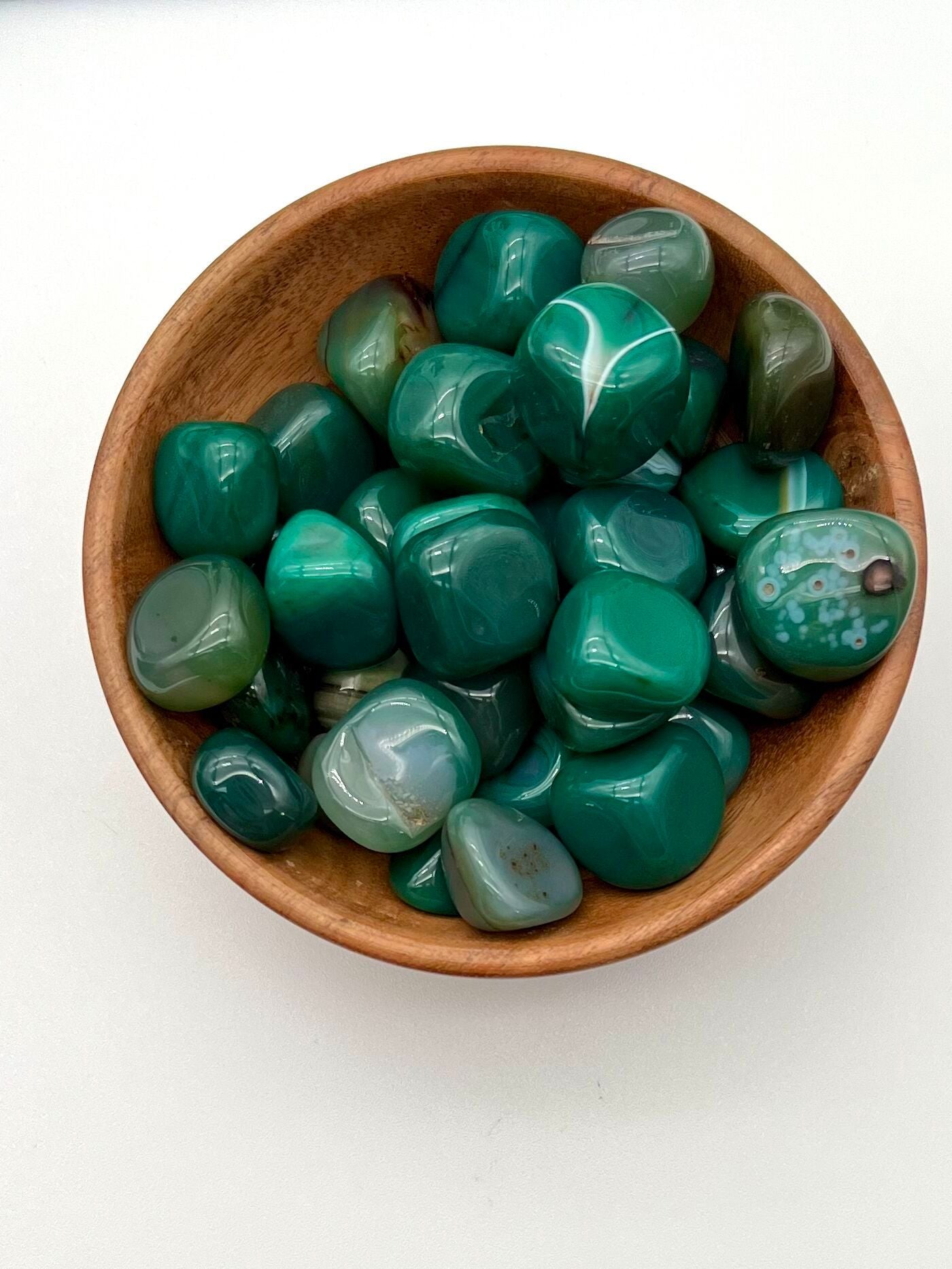 Green Agate Tumble-Large