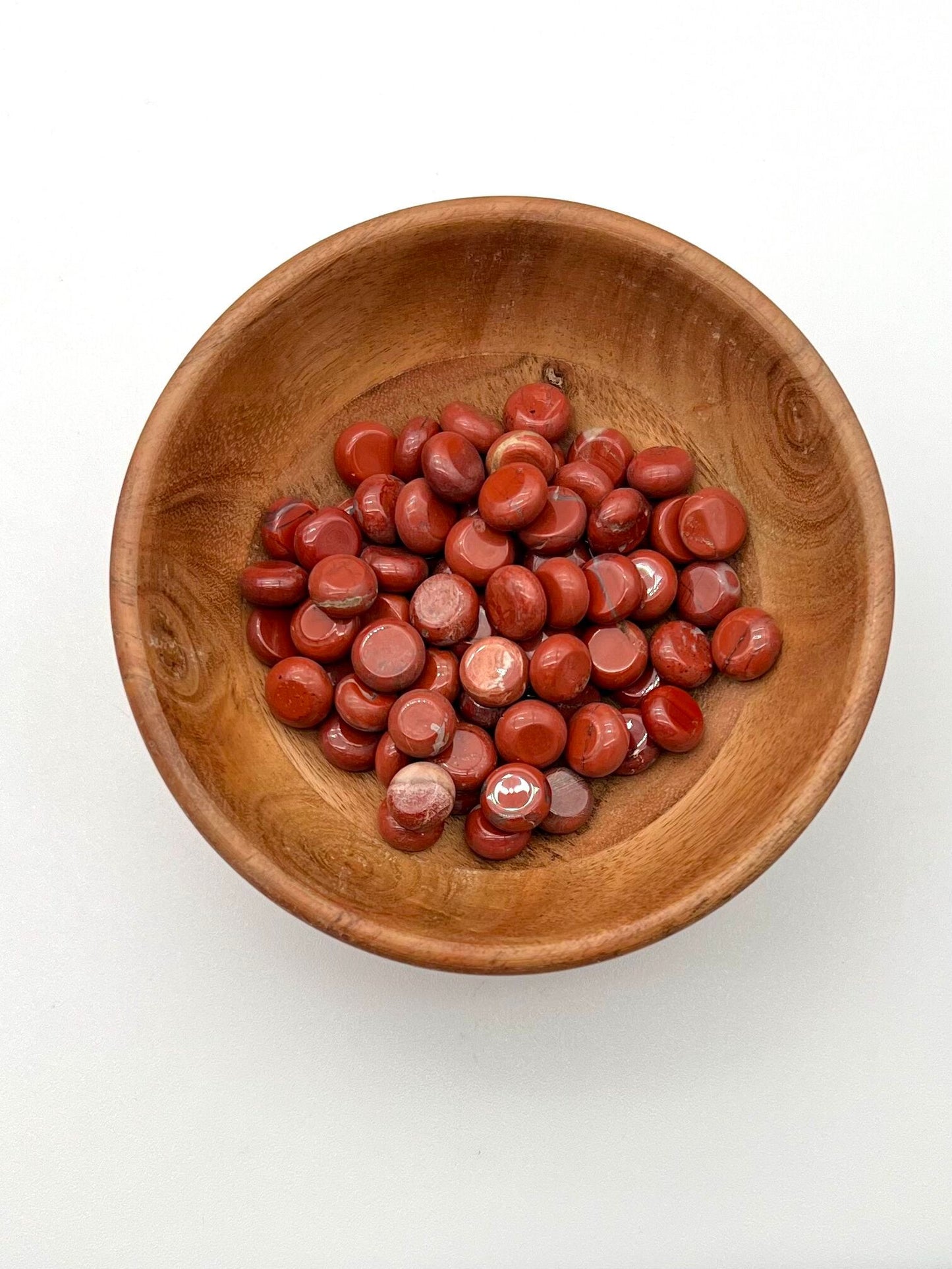 Red Jasper Round Slabs Bag