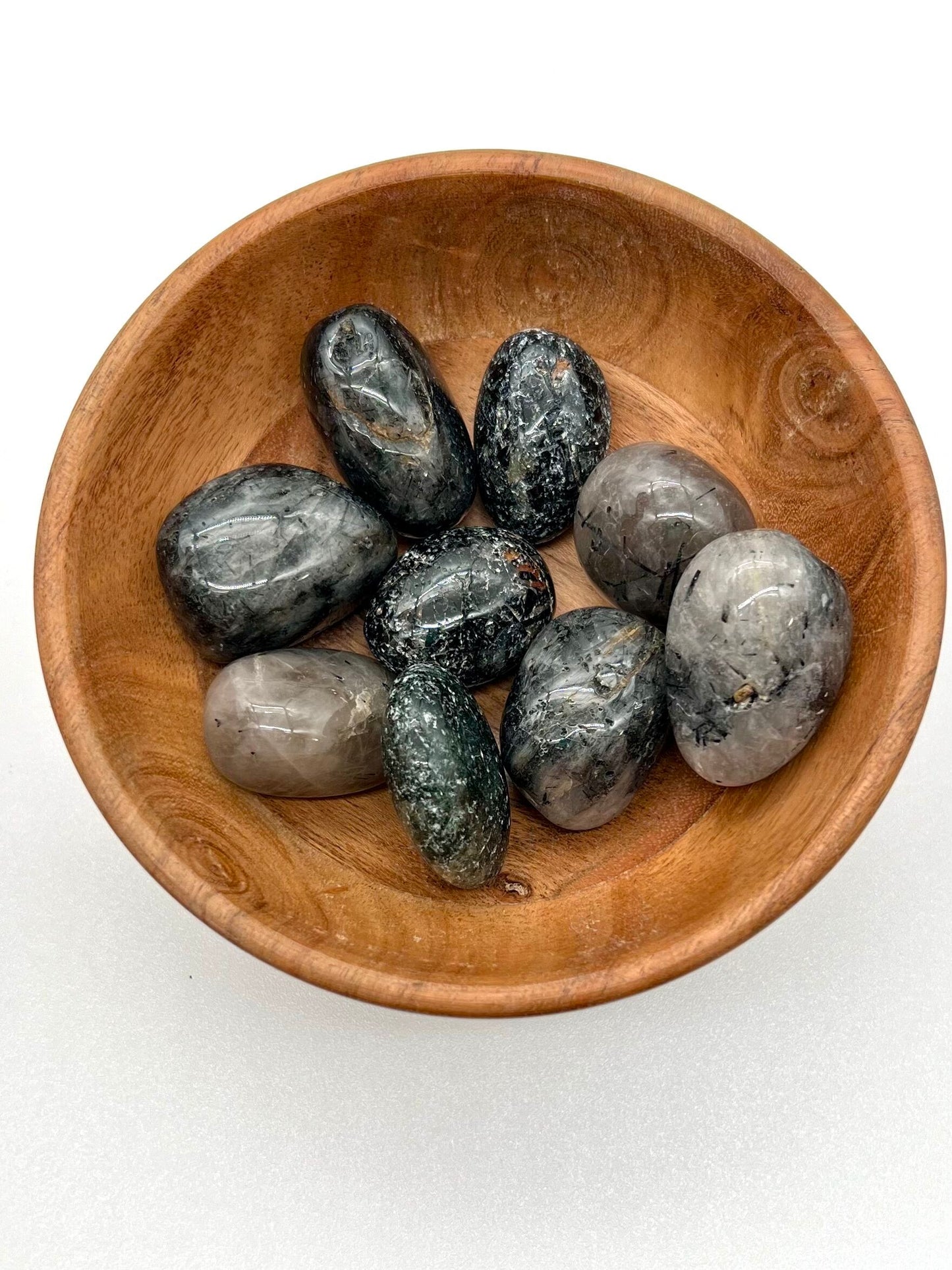 Black Rutilated Quartz Tumble