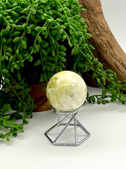 Silver Sphere Stand