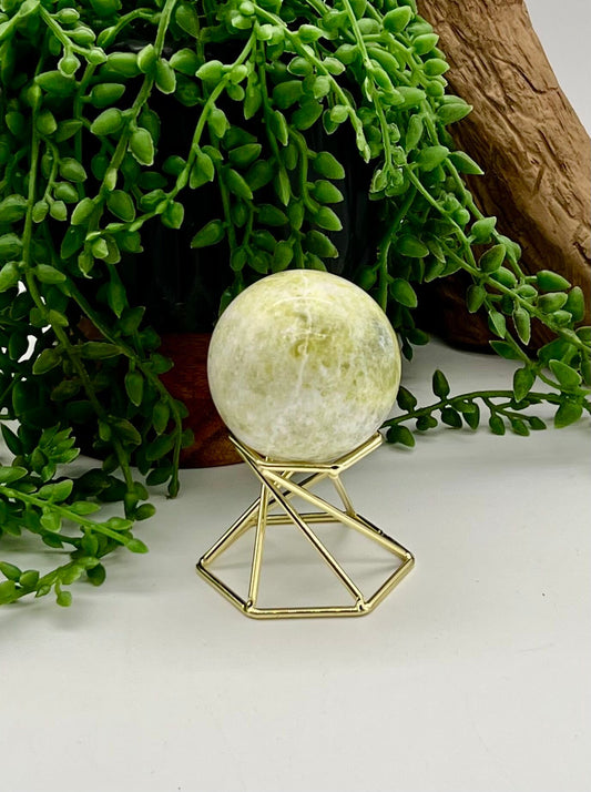 Gold Sphere Stand