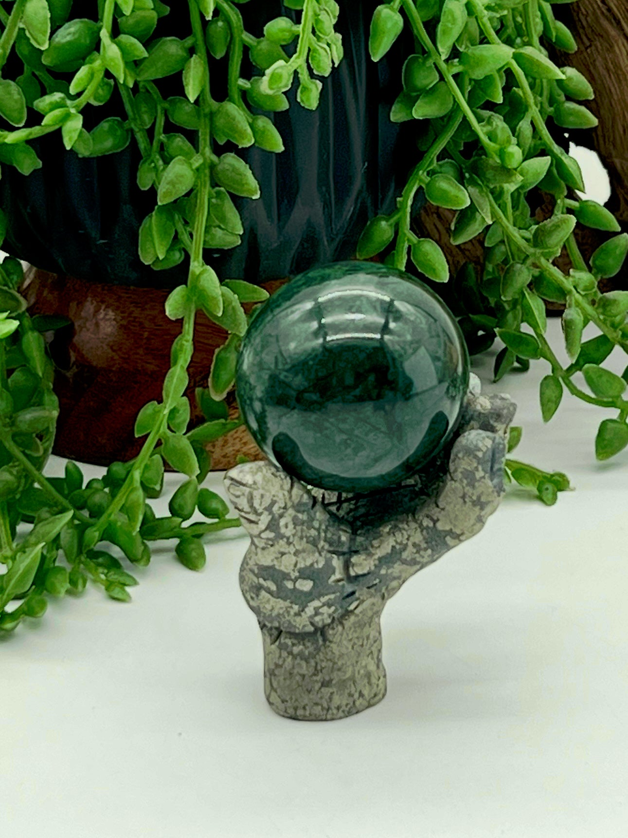 Pyrite Hand Sphere Stand