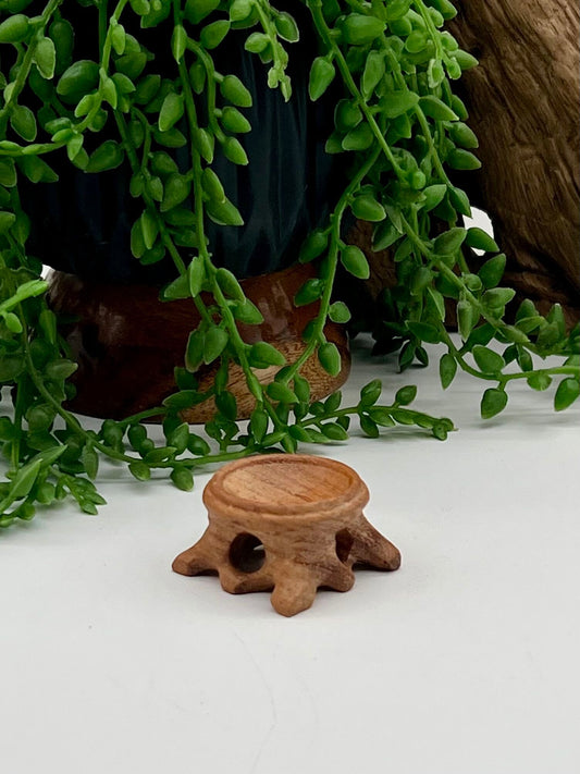 Wooden Sphere Stand