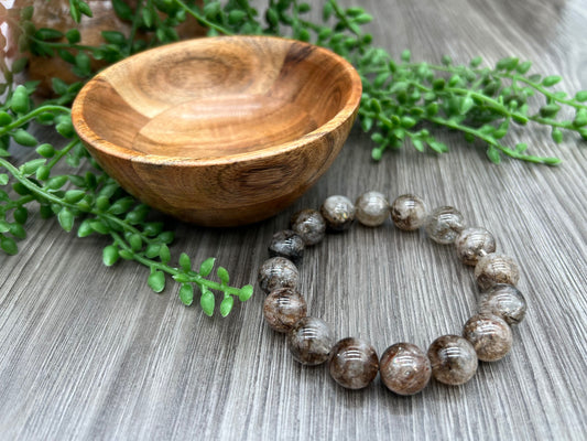 Black Rutilated Quartz Bracelet