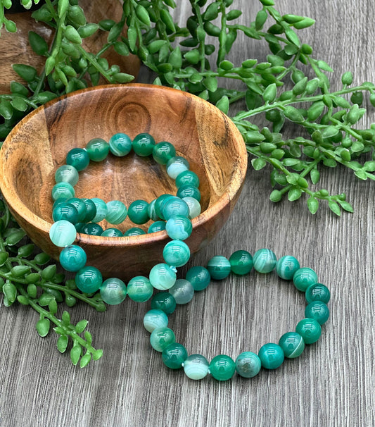 Green Agate Bracelet