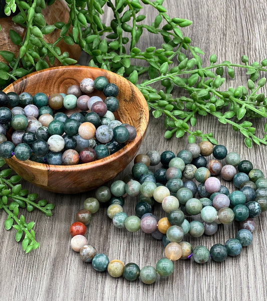 Moss Agate  Bracelet