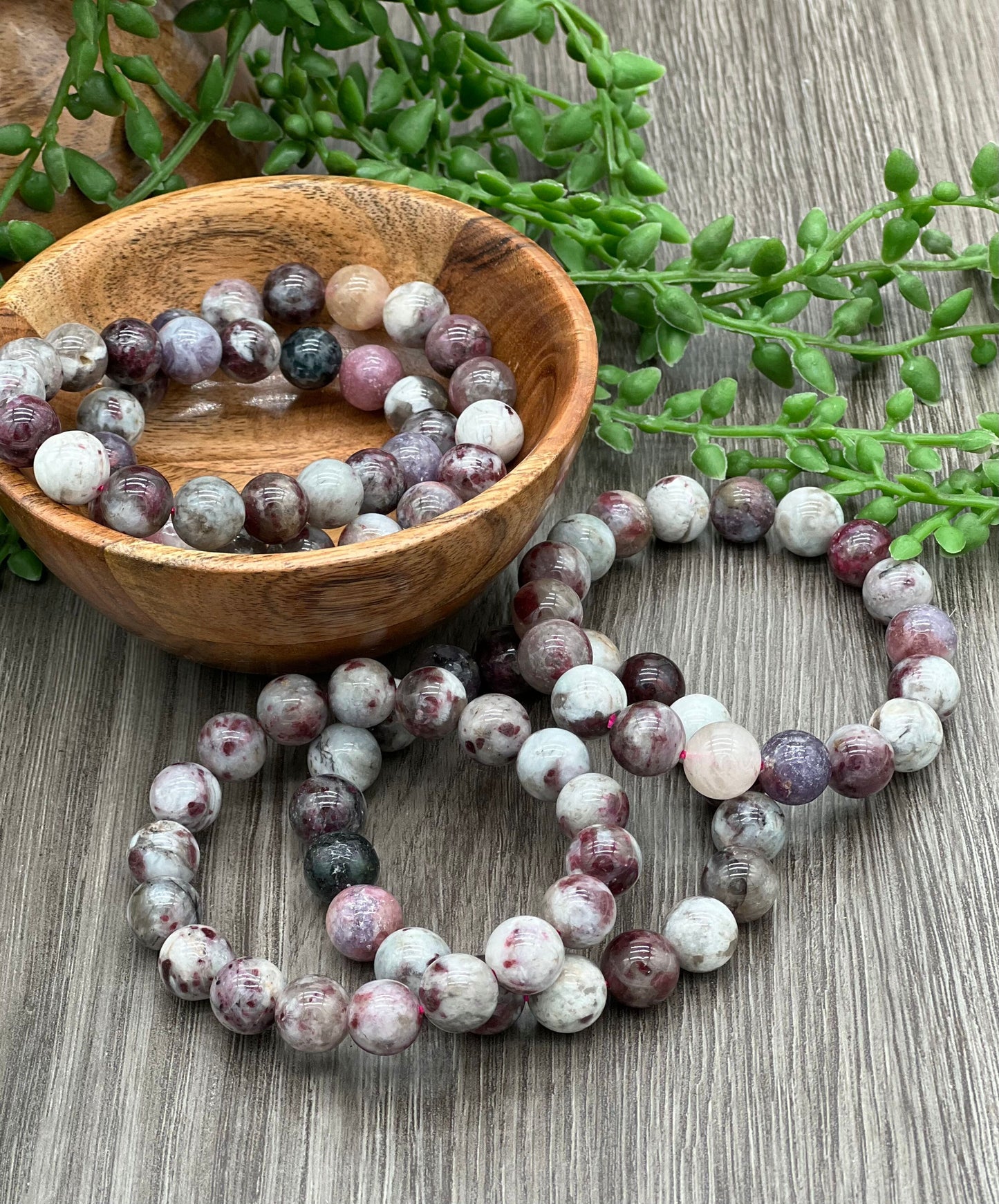 Plum Blossom Tourmaline Bracelet