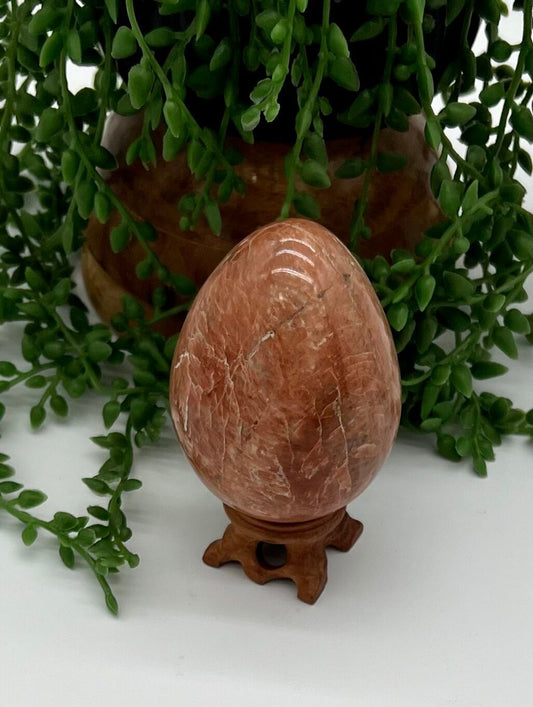 Peach Moonstone Egg