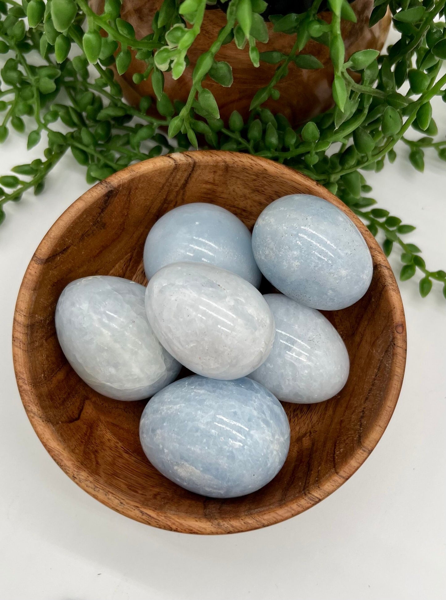 Blue Calcite Eggs