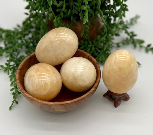 Yellow Calcite Egg