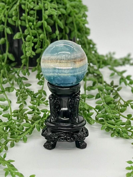 Blue Onyx Sphere