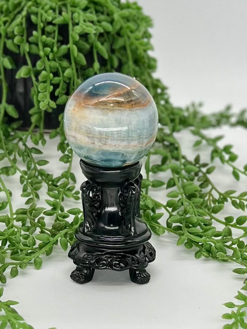 Blue Onyx Sphere