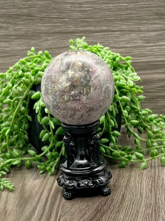 Ruby Fuchsite Sphere