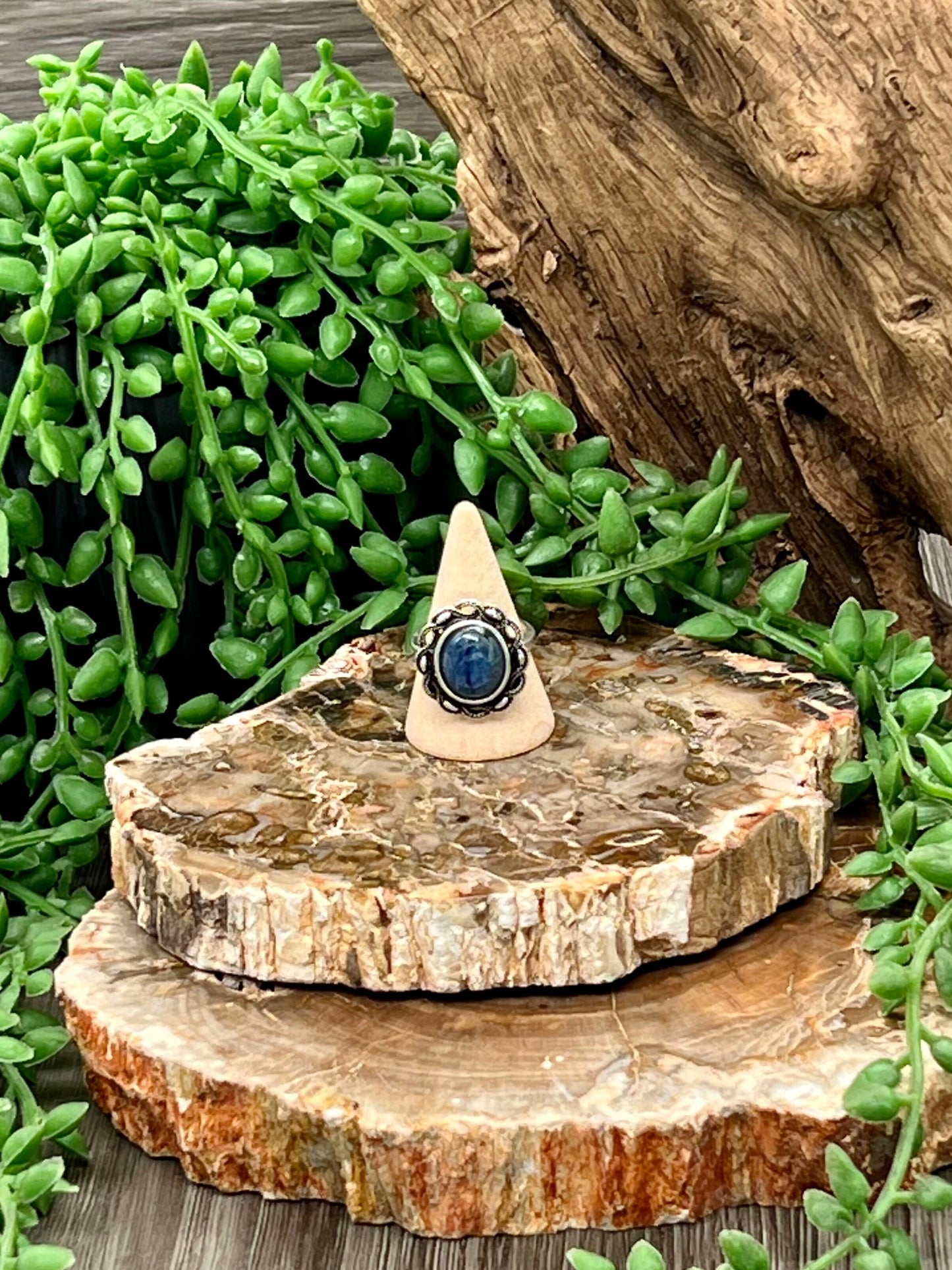 Blue Kyanite Ring