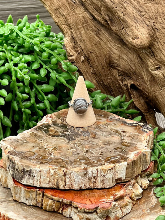 Banded Agate Ring