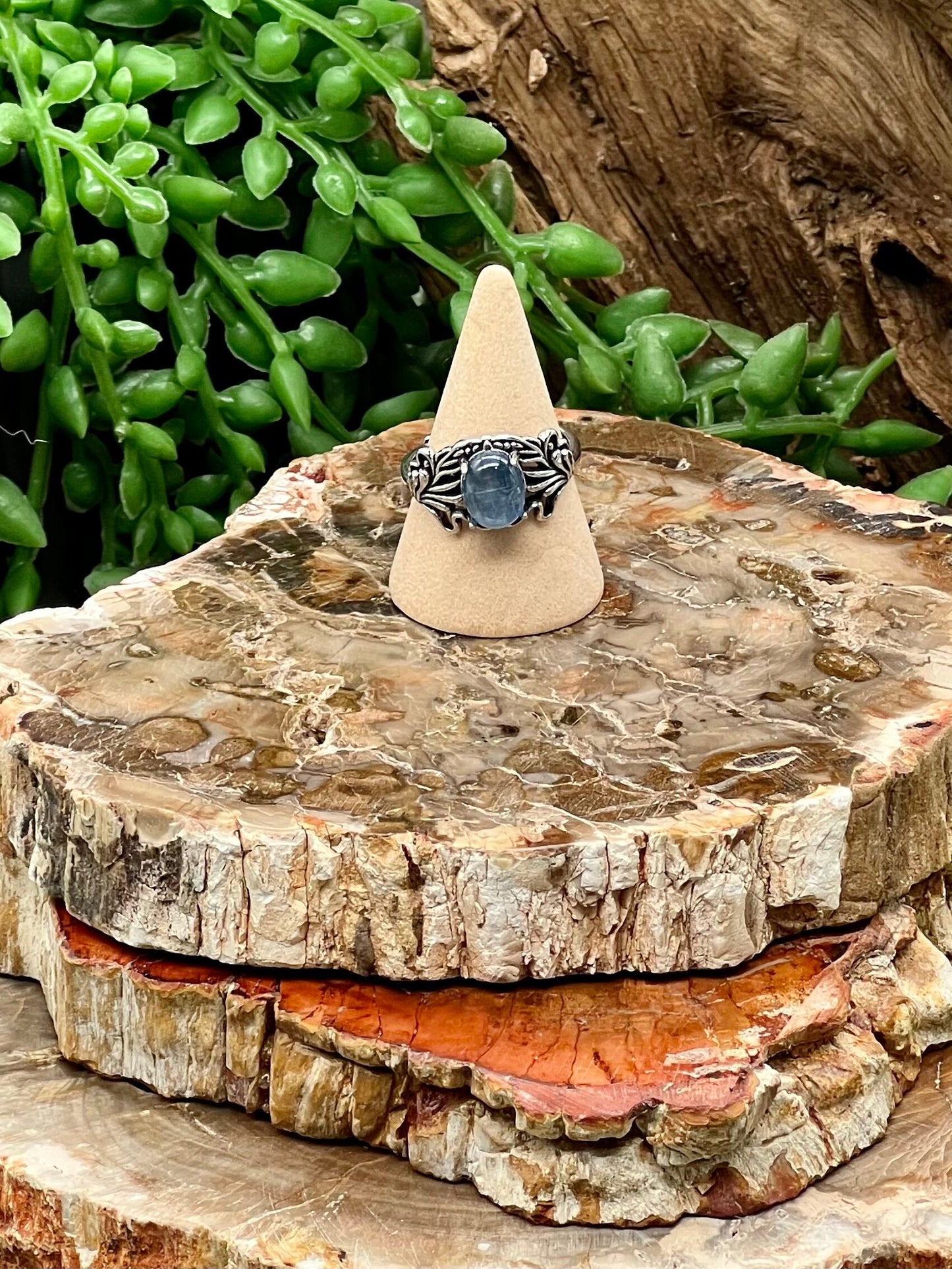 Blue Kyanite Ring