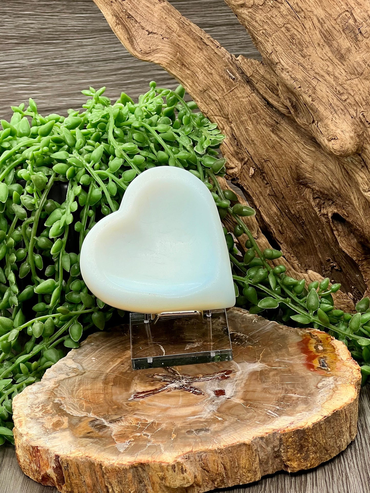 Opalite Heart Bowl