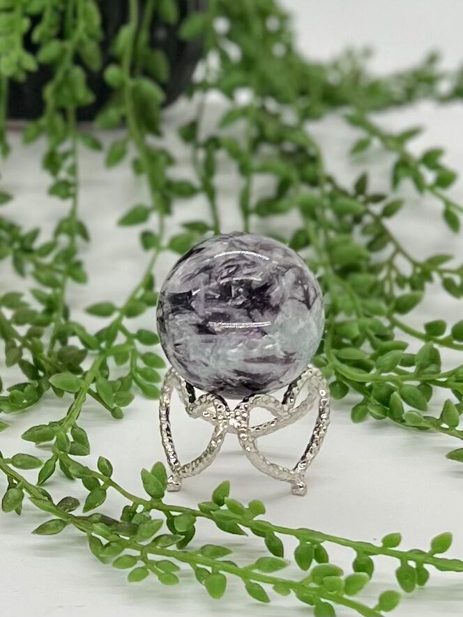 Purple Mica/Aquamarine Sphere