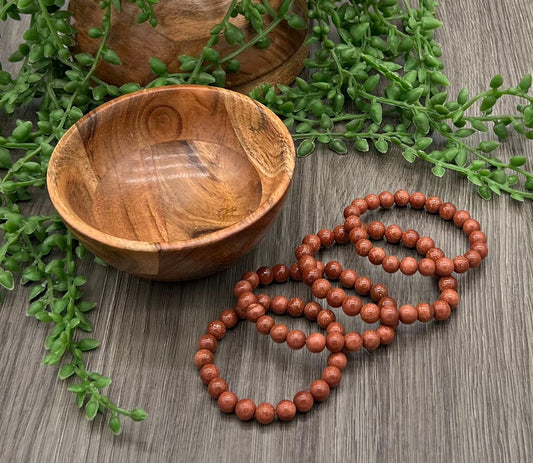 Golden Sandstone Bracelet (Man-made)