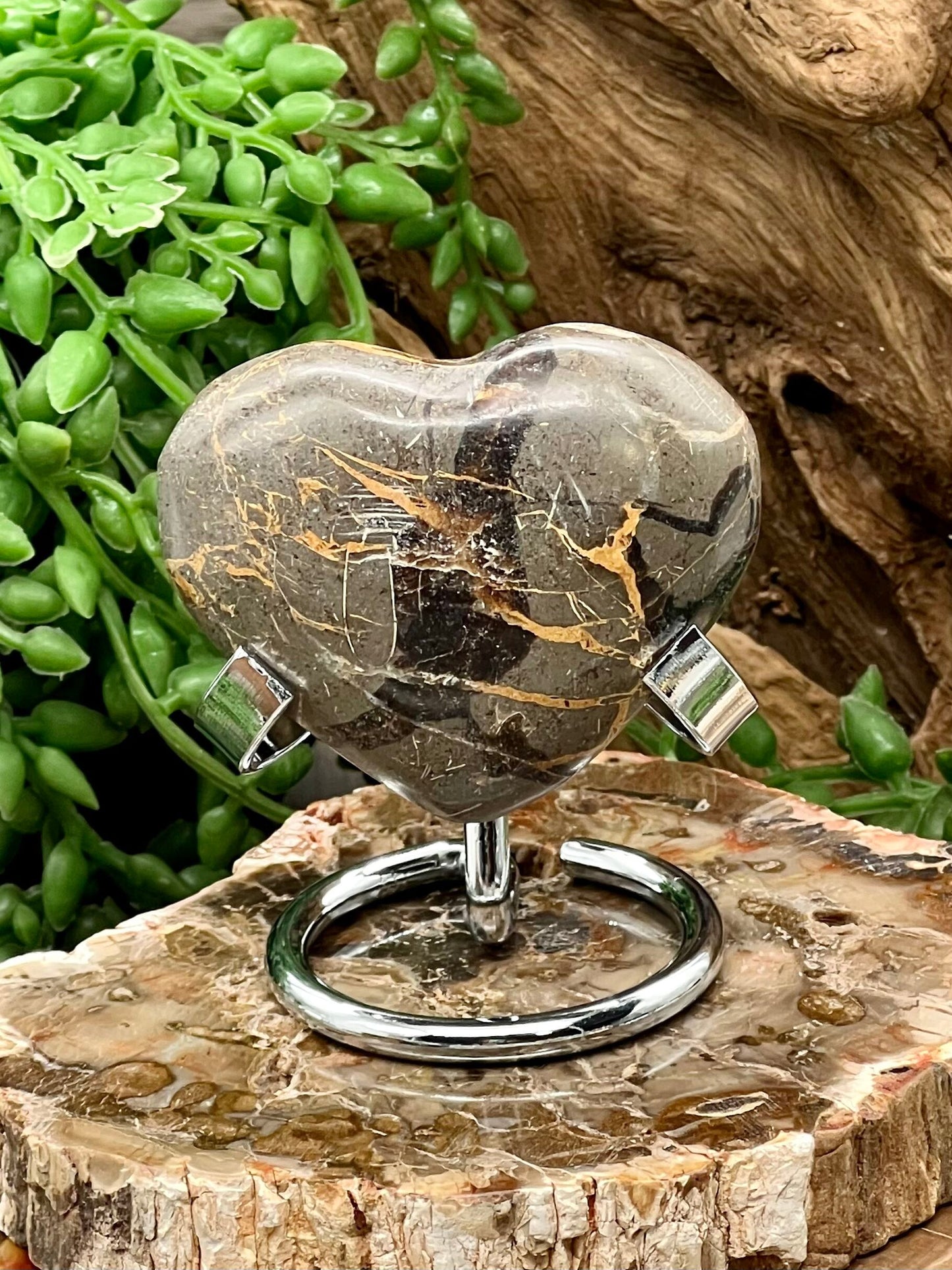 Septarian Stone Heart