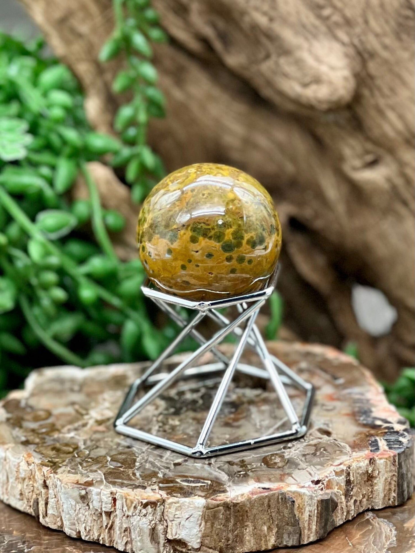 Ocean Jasper Sphere