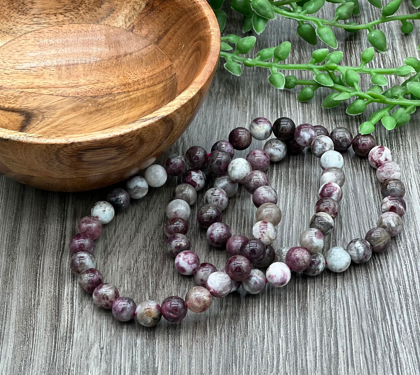 Plum Blossom Tourmaline Bracelet