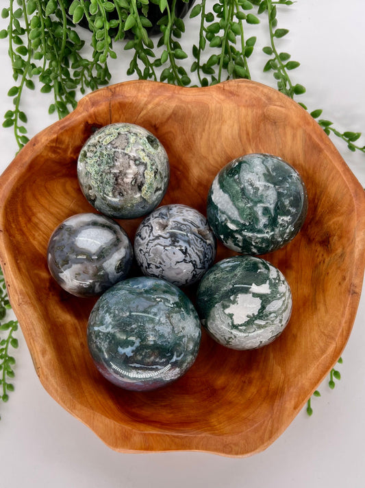 Moss Agate Sphere