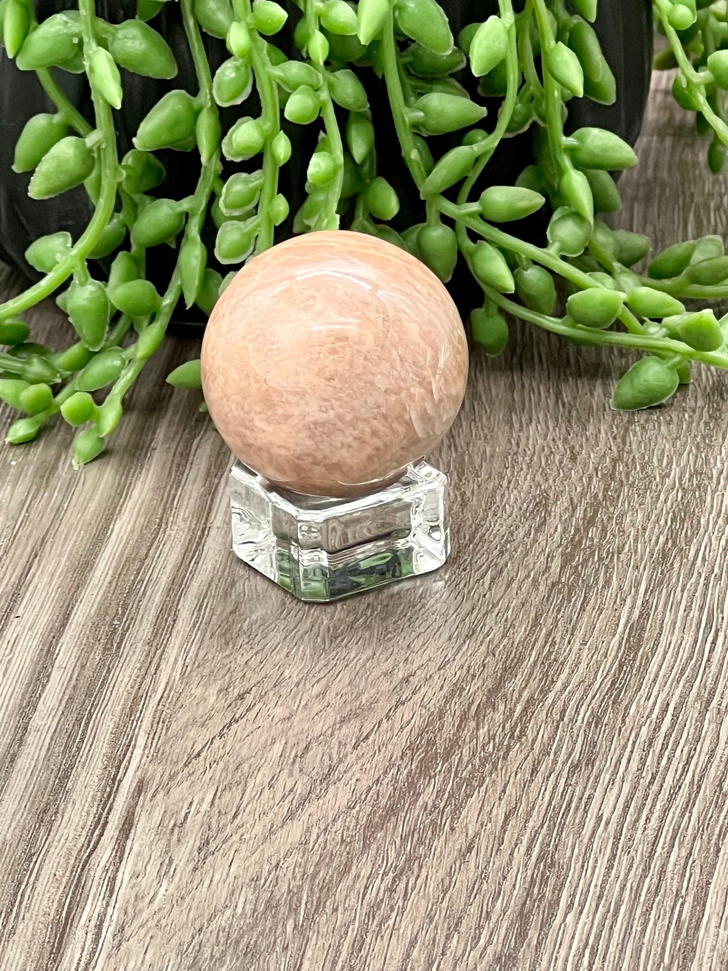 Peach Moonstone Sphere